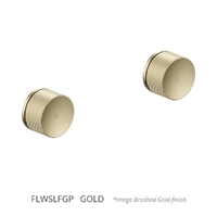Flute Wall Top Assembly - 1/4 Turn Ceramic - 4 Star - Gold (Lf)