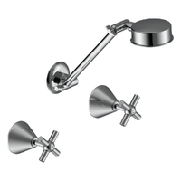 Fusion Cross Shower Set - A/D Shower - 3 Star - 3/4 Turn Ceramic Chrome
