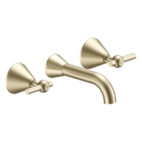 Fusion Lever Bath Set - 1/4 Turn Ceramic Brushed Gold