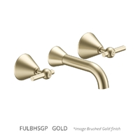 Fusion Lever Bath Set - 1/4 Turn Ceramic Gold