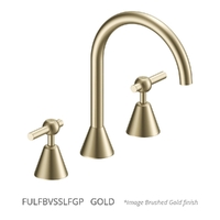 Fusion Lever Vanitee Sink Set - 4 Star - 1/4 Turn Ceramic Gold (Lf)