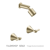 Fusion Lever Shower Set - Sileno Shower - 3 Star - 1/4 Turn Ceramic Gold
