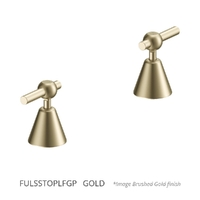 Fusion Lever Sink Top Assemblies - 1/4 Turn - Gold (Lf)