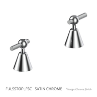 Fusion Lever Sink Top Assemblies - 1/4 Turn - Satin Chrome (Lf)