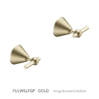 Fusion Lever Wall Top Assembly - 1/4 Turn Ceramic Gold (Lf)