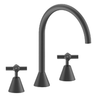 Fusion Cross Hob Spa Set - Jumper Valve Gunmetal
