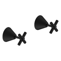 Fusion Cross Wall Top Assembly - Jumper Valve Matt Black (Lf)