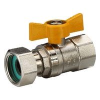 Swivel Nut Ball Valve Gas FI 20MM LF