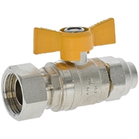 Ball Valve Swivel Nut Gas Approved - 15FC X 20SN