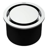 Halo Leak Control Floor Waste 100Mm Round Top Chrome