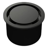 Halo Leak Control Floor Waste 100Mm Round Top Gunmetal