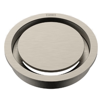 Halo Floor Waste 100Mm Round Top Brushed Nickel