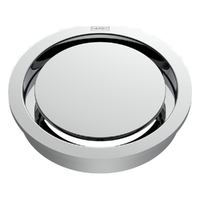 Halo Floor Waste 100Mm Round Top Chrome