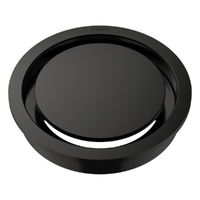 Halo Floor Waste 100Mm Round Top Gunmetal