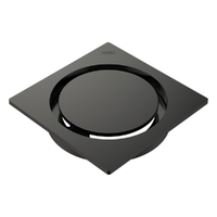 Halo Floor Waste 100Mm Square Top Gunmetal