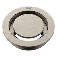 Halo Floor Waste 80Mm Round Top Brushed Nickel