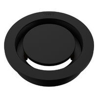 Halo Floor Waste 80Mm Round Top Matt Black