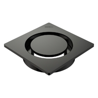 Halo Floor Waste 80Mm Square Top Gunmetal