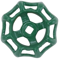 Wheel Handle - Iron, Cast PC - SQ 10.2mm X L11 - Green