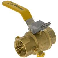 AGA Approved Ball Valve Lockable With Test Point FI X FI32MM