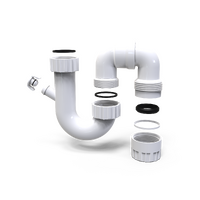 S & P Trap Combination With One Nipple 40mm - Series 2