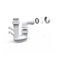 P Trap Standard With Two Nipples 50mm