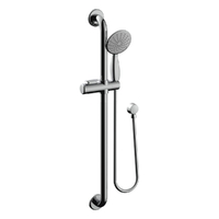 Grip And Glide Hand Shower - Left Hand Slider
- 32Mm Stainless Steel Grab Rail 1.0M Satin Pvc Hose
