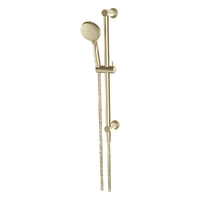 Evolve 3 Function Hand Shower On Water Rail - Adj Centres - 3 Star - Brushed Gold