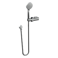 Grip And Glide 3 Function Hand Shower Slider Kit - Right Hand - 3 Star - Chrome