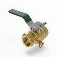 WMK Ball Valve HVAC With Test Plug FI X FI 10MM LF