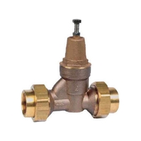 25mm Pressure Reduction Valve Adjustable 517Kpa-1035Kpa Preset 800Kpa Max Inlet 2760Kpa -Watts