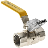 AGA Approved Ball Valve Lever Handle Lockable FI X FI 25MM
