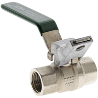 Dual Approved Ball Valve Lever Handle Lockable FI X FI 20 MM Lead Free