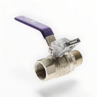 WMK Ball Valve Lever Hdle Lckble MI X FI 25MM Lil LF