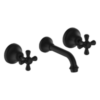 Merino Cross Bath Set - Jumper Valve Matt Black