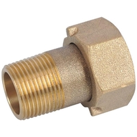 Meter Coupling Brass Meter Thread 25FI x 20MI Lead Free