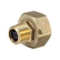 25FI X 15MI X 37mm Coupling Brass With Check Valve