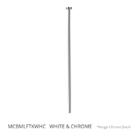 Max Ceiling Mount Outlet - Basin  White &amp; Chrome Trim Kit (Lf)