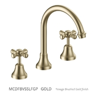 Merino Cross Vanitee Sink Set - 4 Star - 3/4 Turn Ceramic Gold (Lf)