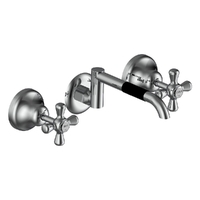 Merino Cross Laundry Set - 3 Star - 3/4 Turn Ceramic Chrome (Lf)