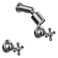 Merino Cross Shower Set - Sileno Shower - 3 Star - 3/4 Turn Ceramic Chrome