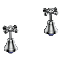 Merino Cross Sink Top Assembly - 3/4 Turn Ceramic - Chrome (Lf)