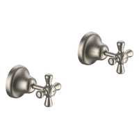 Merino Cross Wall Top Assembly - 3/4 Turn Ceramic Brushed Nickel (Lf)