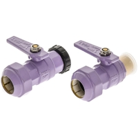 Meter Connection Kit FI & MI 20mm X 25 PE Lilac With Plug