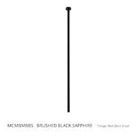 Max Ceiling Mount Outlet - Bath Brushed Black Sapphire