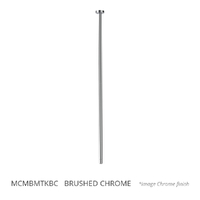 Max Ceiling Mount Outlet - Bath Brushed Chrome Trim Kit
