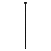 Max Ceiling Mount Outlet - Bath Matt Black Trim Kit