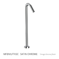 Max Floor Mount Outlet - Basin Satin Chrome Trim Kit Trim Kit (Lf)