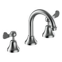 Merino Flared Basin Set - Fixed Spout - 6 Star - 1/4 Turn Ceramic Chrome (Lf)