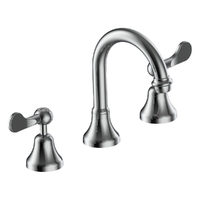 Merino Flared Basin Set - Swivel Spout - 4 Star - 1/4 Turn Ceramic Chrome (Lf)